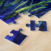 アイリス、有名素晴らし芸術絵画ズバイMonet ジグソーパズル (側面)