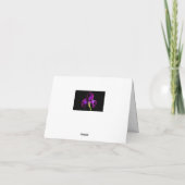 アイリス「泡泡」収集できる挨拶状 カード (裏面)