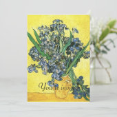 アイリス 花瓶 ヴィンセント・ヴァン・ゴッホ 招待状 (スタンド正面)