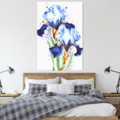 *~* アイリス 花 アートな アイリス 絵画 AP84 キャンバスプリント (インサイチュ (寝室))
