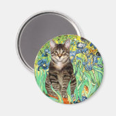 アイリス – 虎猫タイガー猫30 マグネット (正面/裏面)