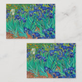 アイリス， 1889年ビンセント・ヴァン・ゴッホ ノートカード (正面/裏面)