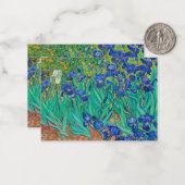 アイリス， 1889年ビンセント・ヴァン・ゴッホ ノートカード (正面/裏面インサイチュ)