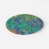 アイリス， 1889年ビンセント・ヴァン・ゴッホ ペーパープレート (アングル)