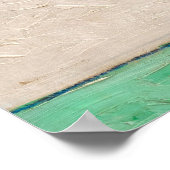 アイリス、1890年ビンセント・ヴァン・ゴッホ ポスター (角)