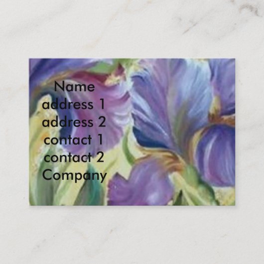 アイリス- CARTAOO DE VISITA 名刺 (正面)