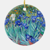 アイリス Vincent van Gogh セラミックオーナメント (裏面)