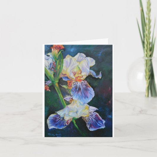 アイリスI絵画はティモシー・オリクリの作。 カード (正面)