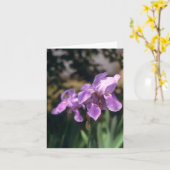 アイリスNotecard カード (黄色い花)