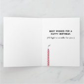 アイリッシュおもしろいカトリック誕生日 カード (内部)