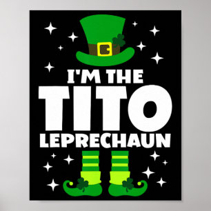 アイリッシュおもしろいティトーレプレシャンハッピーSt patricks day ポスター