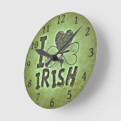 アイリッシュが大好き ラウンド壁時計 (傾斜)
