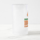 アイリッシュつるトゥデイオーバー明日のマグカップ フロストグラスビールジョッキ (中央)