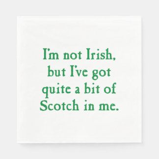 アイリッシュではない – スコッチおもしろいウィスキーパン スタンダードランチョンナプキン
