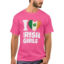 アイリッシュの女の子が大好き – St patricks dayデザインTees