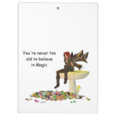 アイリッシュの少年の妖精キノコのクリップボード クリップボード (裏面)