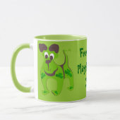 アイリッシュよくはしゃぐ側を感じる マグカップ (左)