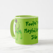 アイリッシュよくはしゃぐ側を感じる マグカップ (正面左)