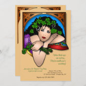 アイリッシュアイズセントパトリックの日招待状 招待状 (正面/裏面)