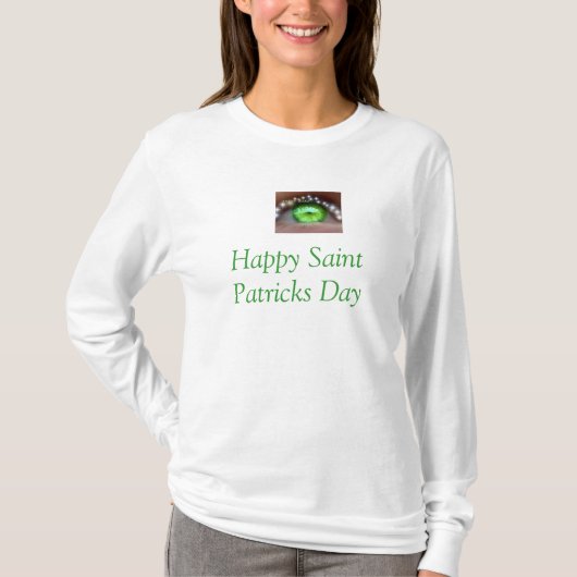 アイリッシュアイSt patricks dayトップ Tシャツ (正面)