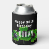 アイリッシュアダルト誕生日パーソナライズされたドリンククージー 缶クーラー (缶正面)
