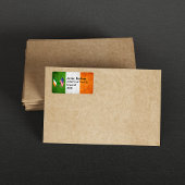 アイリッシュアメリカンフラッグス差出人住所ラベル ラベル