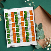 アイリッシュアメリカンフラッグス差出人住所ラベル ラベル