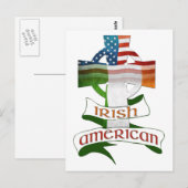 アイリッシュアメリカン・ケルト・クロス・ポストカード ポストカード (正面/裏面)