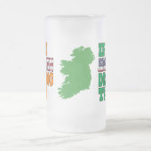 アイリッシュアメリカンSt patricks day フロストグラスビールジョッキ (中央)