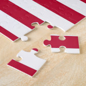 アイリッシュアメリカ国旗シャムロッククローバーセントパトリック ジグソーパズル (側面)