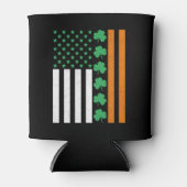 アイリッシュアメリカ国旗セントパティスSt patricksパディーズ 缶クーラー (正面)