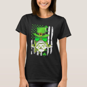 アイリッシュアメリカ国旗魚釣りフィッシュSt patricksダ Tシャツ