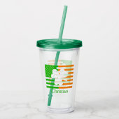 アイリッシュアメリパーソナライズされたカ アクリルタンブラー (裏面)