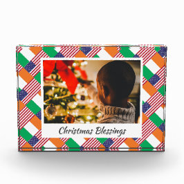 アイリッシュアモダンメリカのクリスマス記念品 フォトブロック