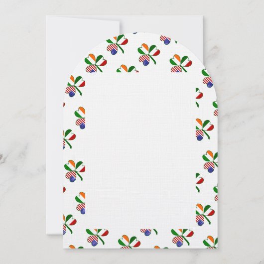 アイリッシュイタリアンアメリカンシャムロックファミリー懇親会 招待状 (裏面)