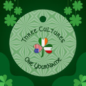 アイリッシュイタリアンアメリカン・シャムロパーソナライズされたック フェイバータグ