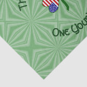 アイリッシュイタリアンアメリカン・シャムロパーソナライズされたック 薄葉紙 (詳細)