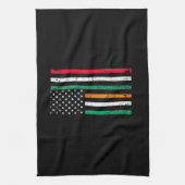 アイリッシュイタリアンアメリカ国旗アイルランドItaly ST PATRI キッチンタオル (縦)