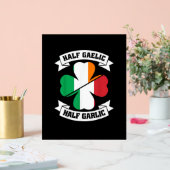 アイリッシュイタリアンハーフゲリックハーフガーリックサンパトリック アクリルサイン (ウェディング)