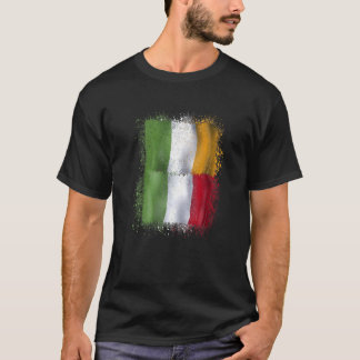 アイリッシュイタリアンラブアイルランドとイタリア Tシャツ