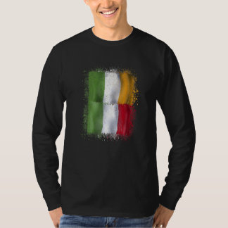 アイリッシュイタリアンラブアイルランドとイタリア Tシャツ