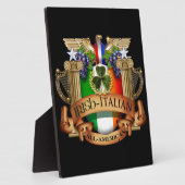 アイリッシュイタリアン全米 フォトプラーク (側面)