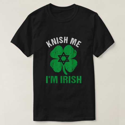 アイリッシュイムアイリッシュユダヤ料理パンSt patricks day Tシャツ (デザイン正面)
