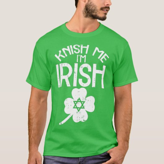 アイリッシュイムアイリッシュユダヤ料理パンSt patricks Tシャツ (正面)