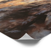 アイリッシュウォータースパニエル犬ドッグアートプリントポスター ポスター (角)