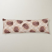 アイリッシュウォータースパニエル犬絵を描IWSのオリジナルドッグアート ボディピロー (裏面)