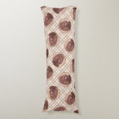 アイリッシュウォータースパニエル犬絵を描IWSのオリジナルドッグアート ボディピロー (正面縦)