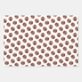 アイリッシュウォータースパニエル犬絵を描IWSのオリジナルドッグアート ラッピングペーパーシート (正面2)