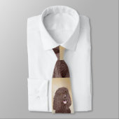 アイリッシュウォーター絵画スパニエル犬ズ – オリジナルドッグアート ネクタイ (タイ)