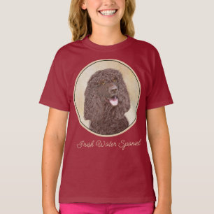 アイリッシュウォー絵画トスパニエル犬ズ – オリジナルドッグアートT- Tシャツ